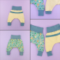 Preview: JULAWI Baby-Pumphose Papierschnittmuster Details